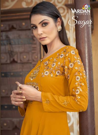 Sugar Vol 1 By Vardan Designer Partywear Gown Collection